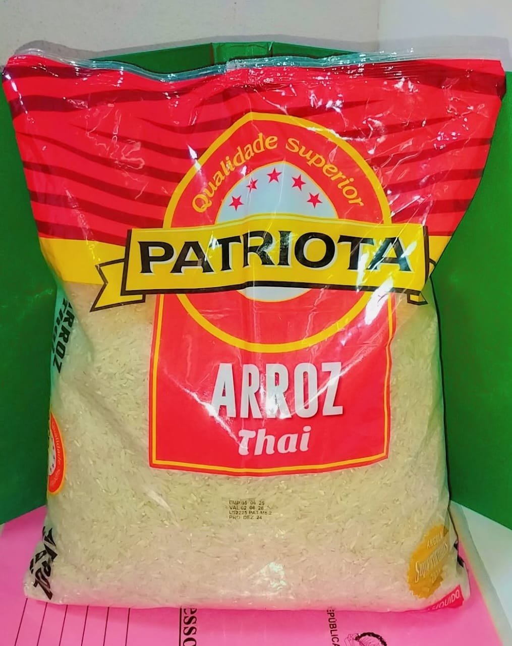 ARROZ BRANCO PATRIOTA 5KG