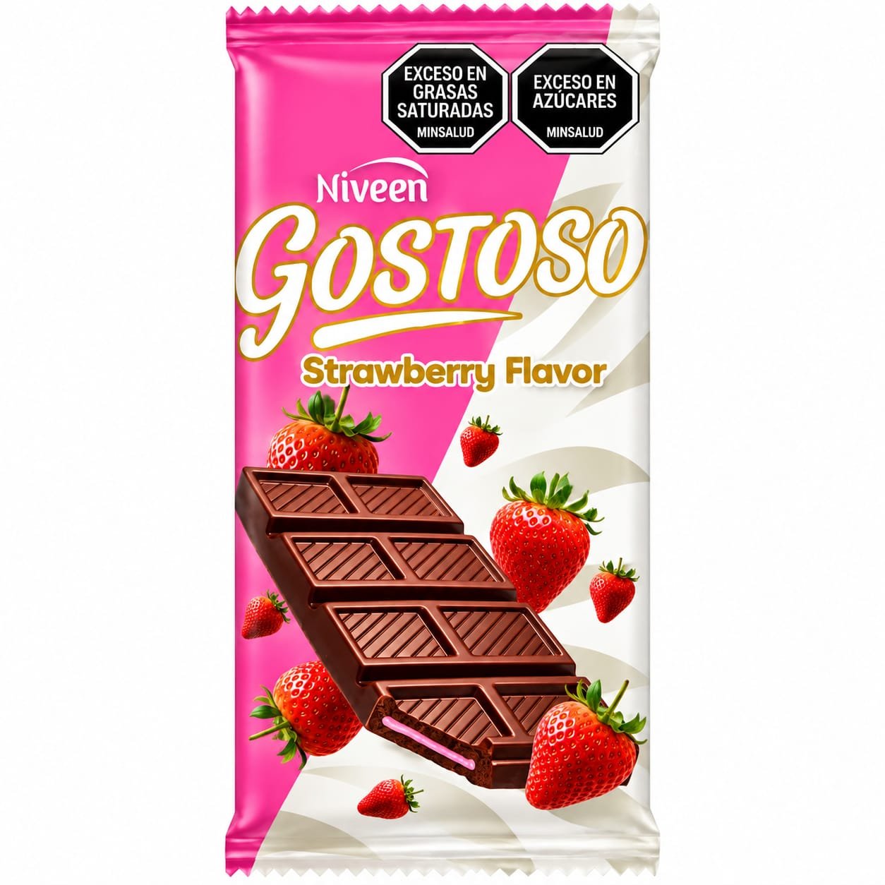 GOSTOSO CHOCOLATE MORANGO 65GR